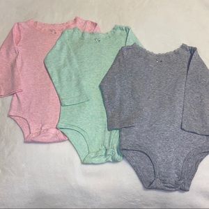 3 Carters Onesies